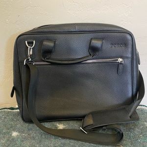 POROS Cedar Bag 100% Leather with Interior Charging System